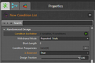 Condition List Properties 